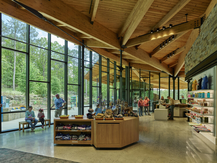 Pinnacle Mountain State Park Visitor Center  / Polk Stanley Wilcox Architects - Interior Photography