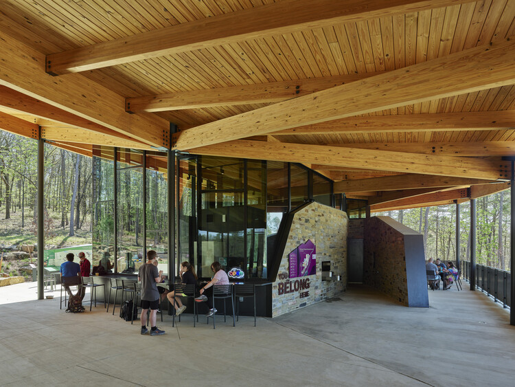 Pinnacle Mountain State Park Visitor Center  / Polk Stanley Wilcox Architects - Interior Photography, Wood