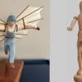 Bright ideas for the IKEA wooden figure 3 flying man gestalta sculpture