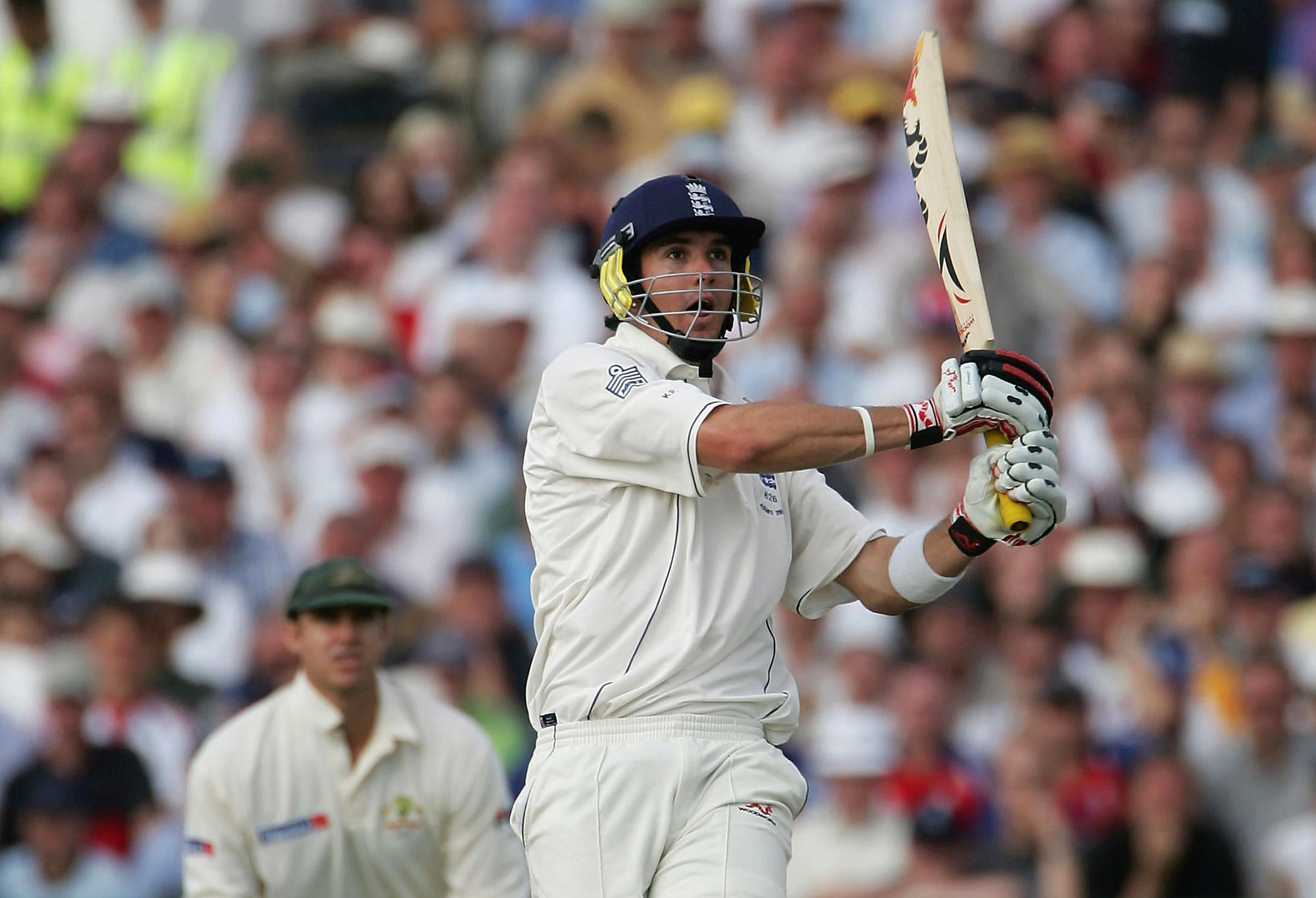 Kevin Pietersen of England hits out