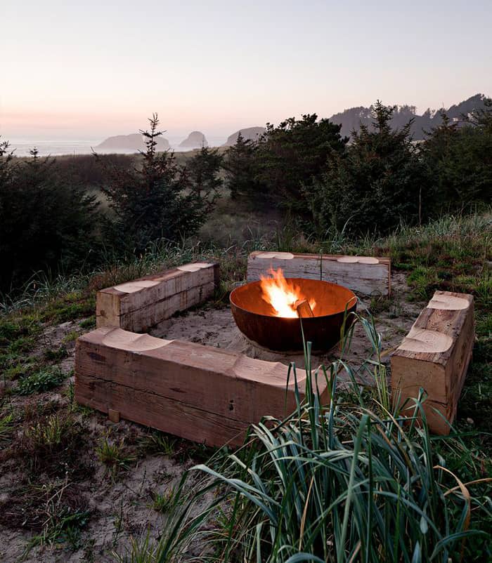 Rustic Fire Pit Idea