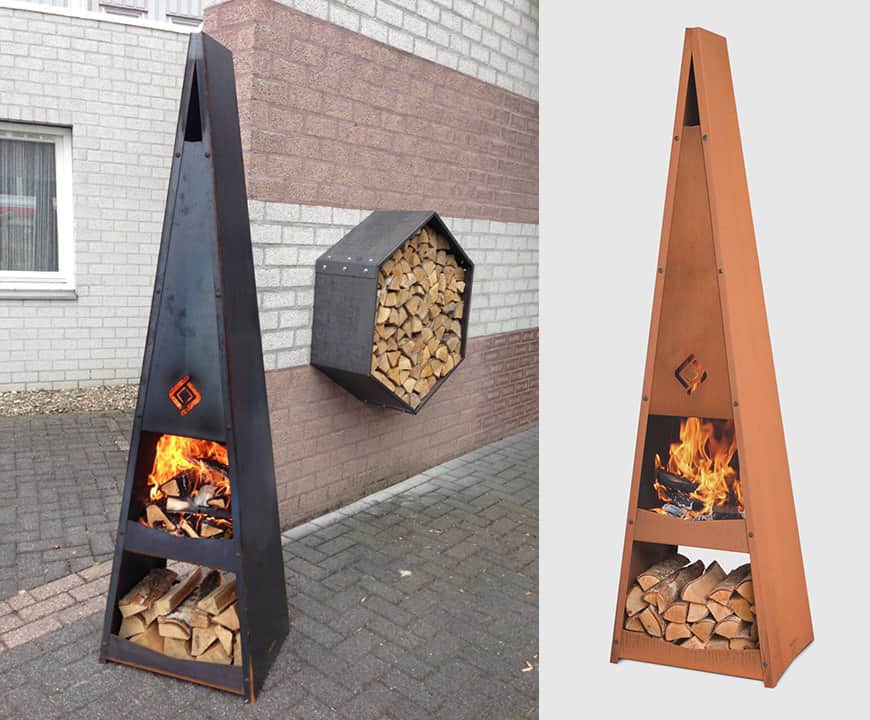 Tall Outdoor Fire Pit