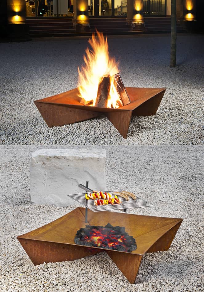 Geometric Fire Pit