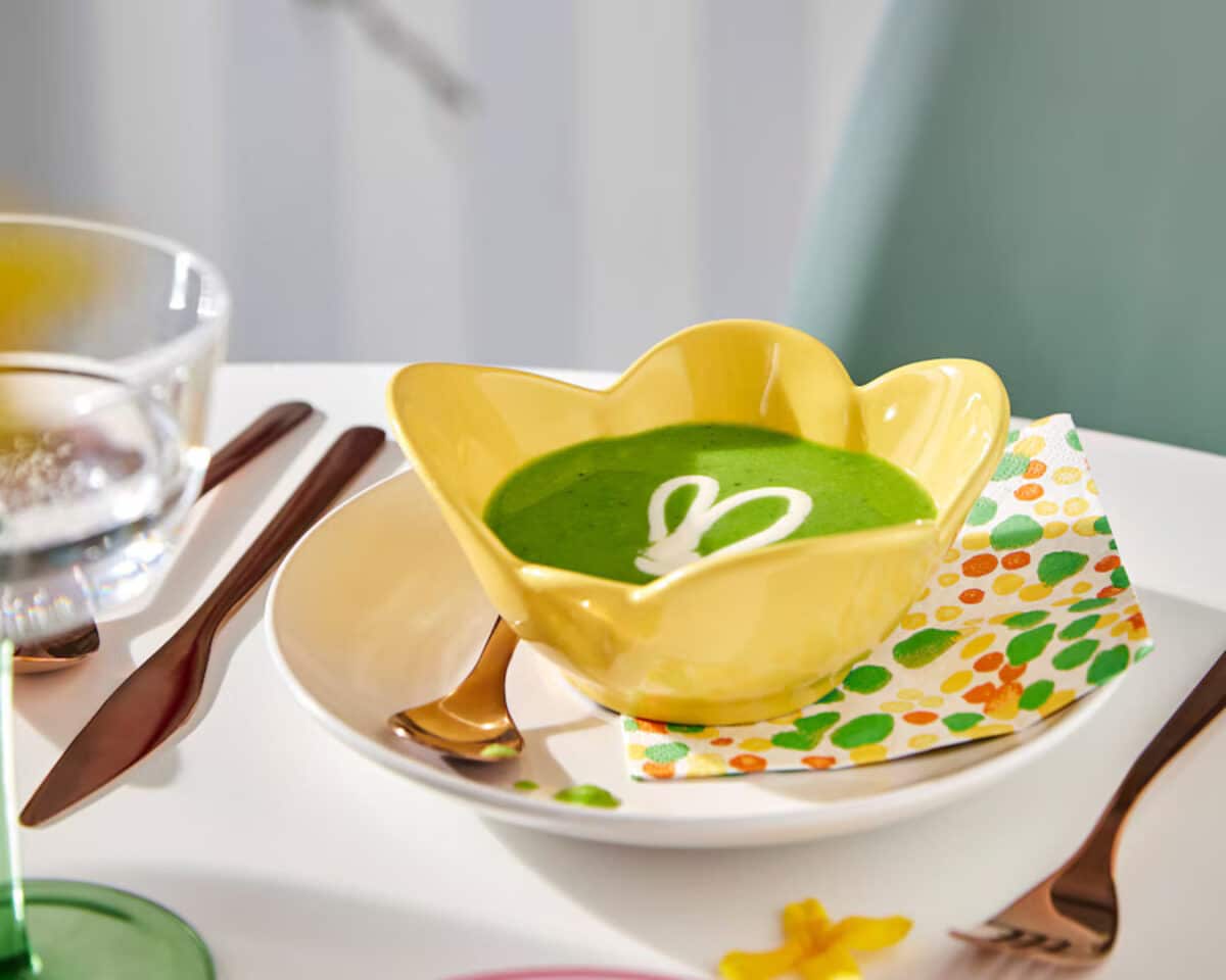 IKEA TJÄRLEK Spring 2025 collection flower themed plates