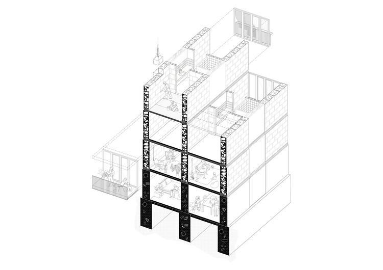 Social Housing Units 2104 / HARQUITECTES - Image 46 of 47
