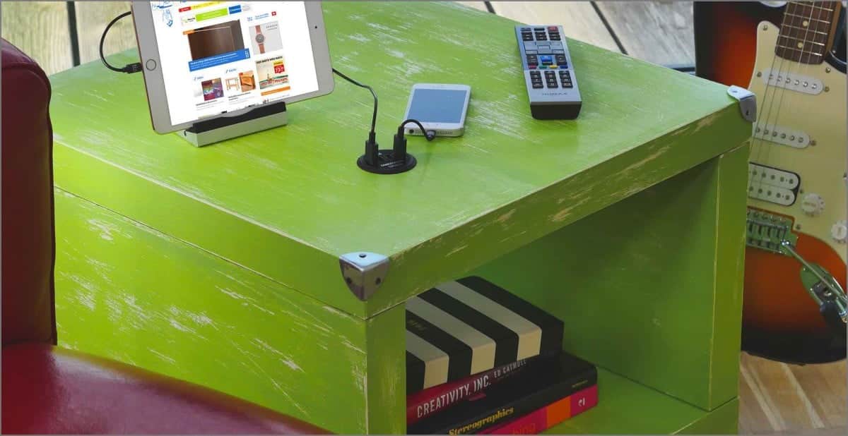 Messy Charging Station? Here’s a Sneaky IKEA Fix You’ll Love 64 USB charging station built into IKEA coffee table
