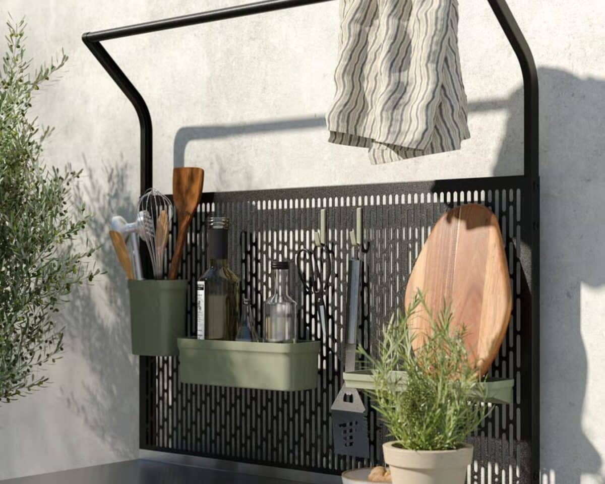 Champagne Taste, IKEA Budget: Outdoor Kitchen Ideas for Less 20 GRILLSKÄR Back Panel