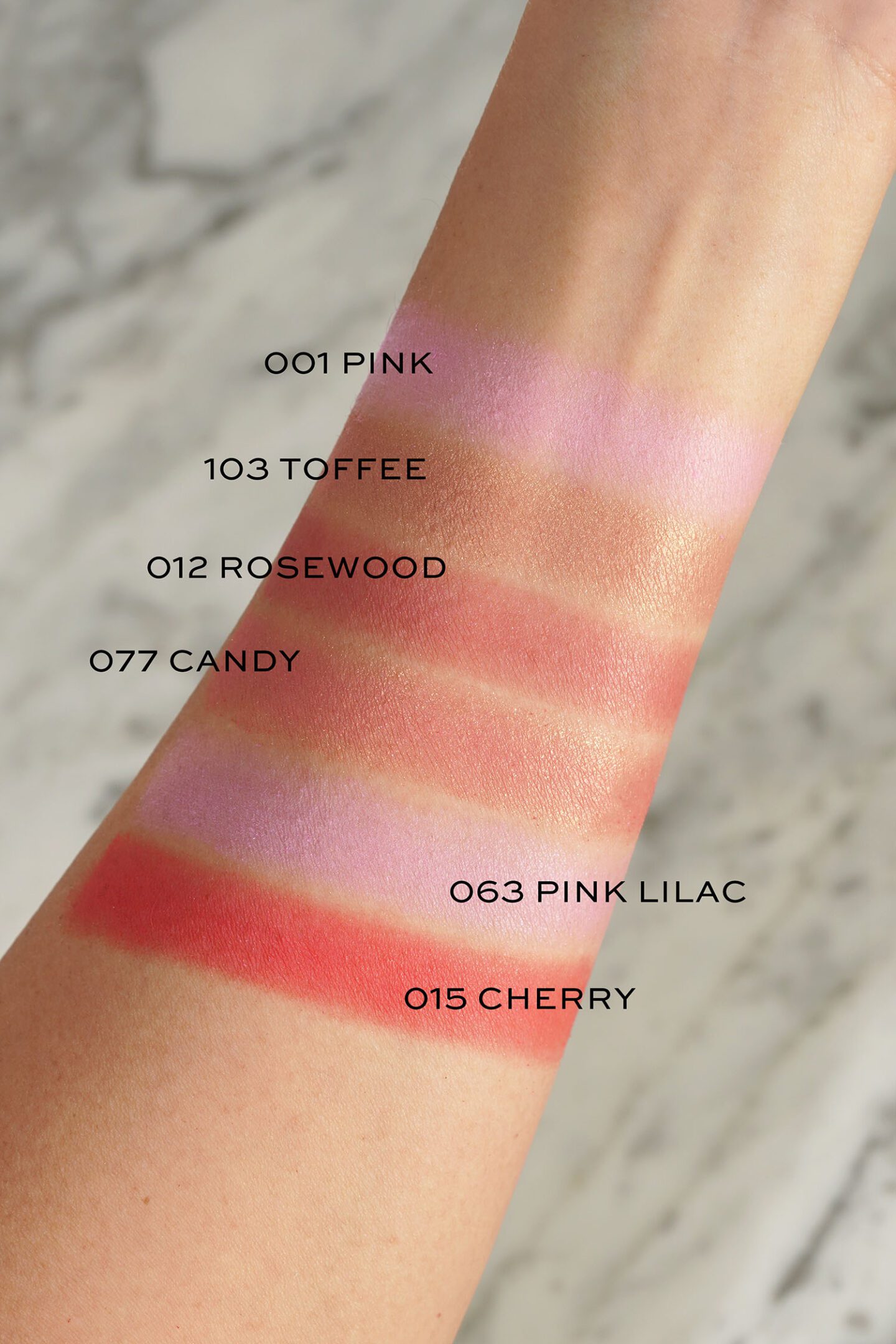 Dior Backstage Rosy Glow Powder Blush swatches