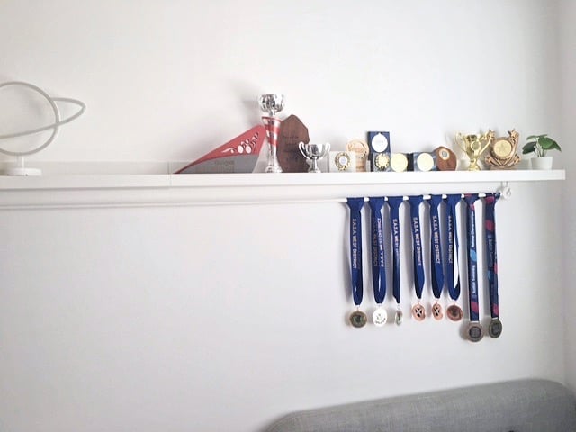 21 Unusual Ways to Use the IKEA Picture Ledge All Around the House 12 medal display