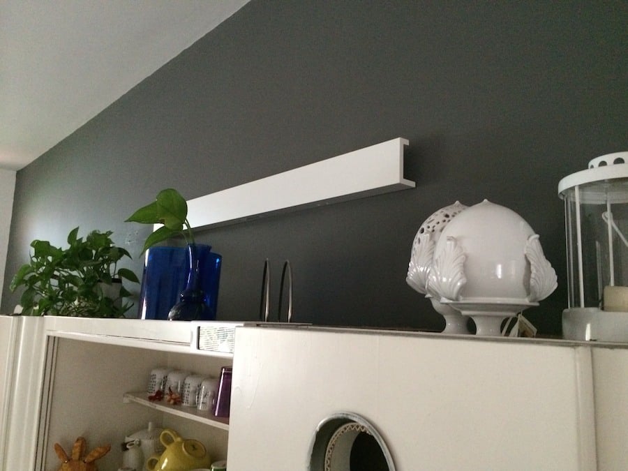 21 Unusual Ways to Use the IKEA Picture Ledge All Around the House 20 IKEA picture ledge light