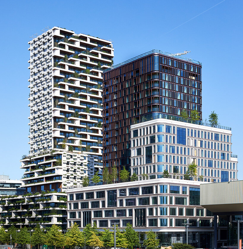 stefano boeri's vertical forest blooms in utrecht with 50,000 plant facade