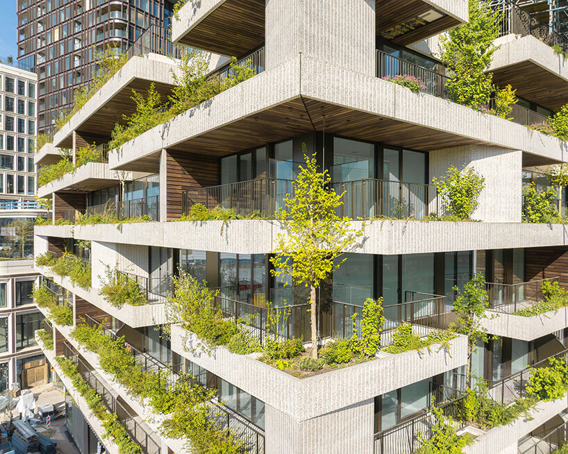 stefano boeri's vertical forest blooms in utrecht with 50,000 plant facade