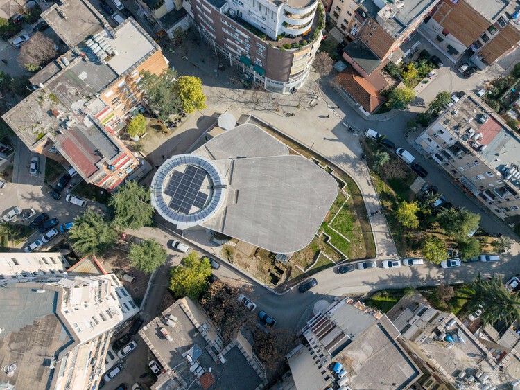Mozaic of Tirana Cultural Intervention / SONarchitects - Concrete