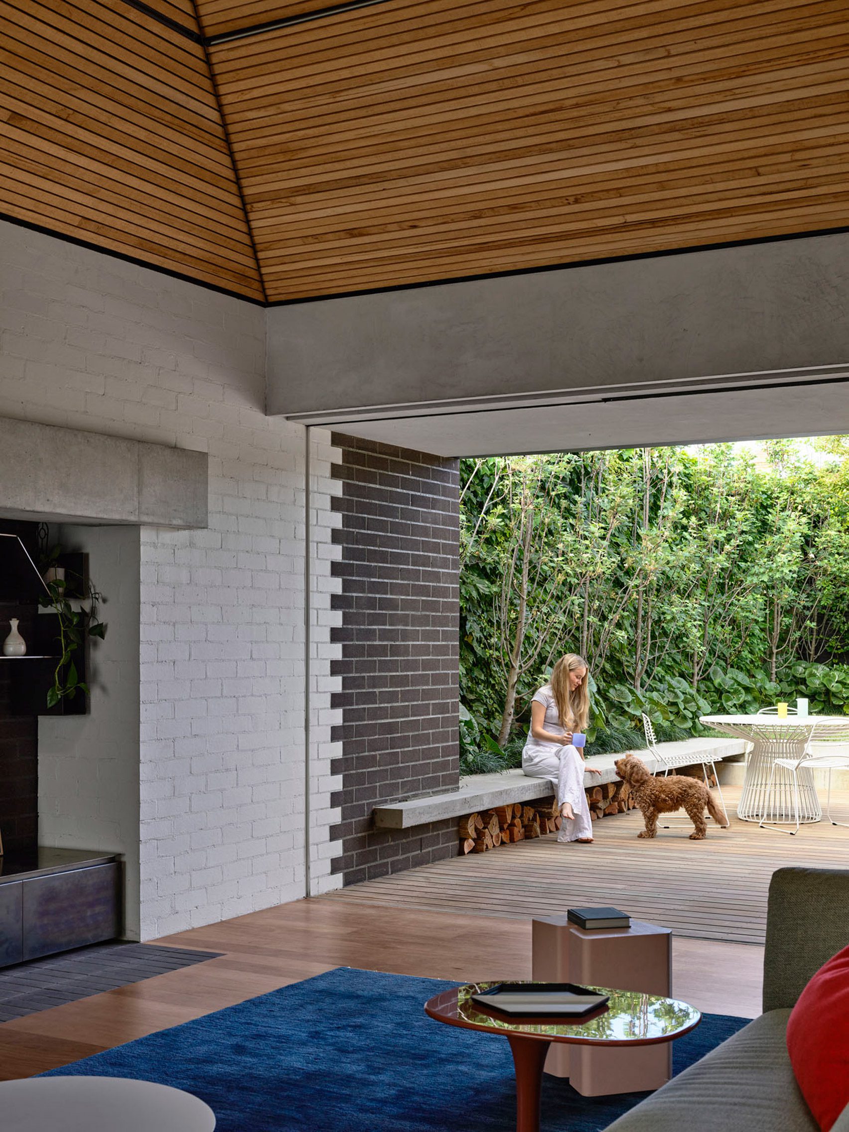 Living room with terrace