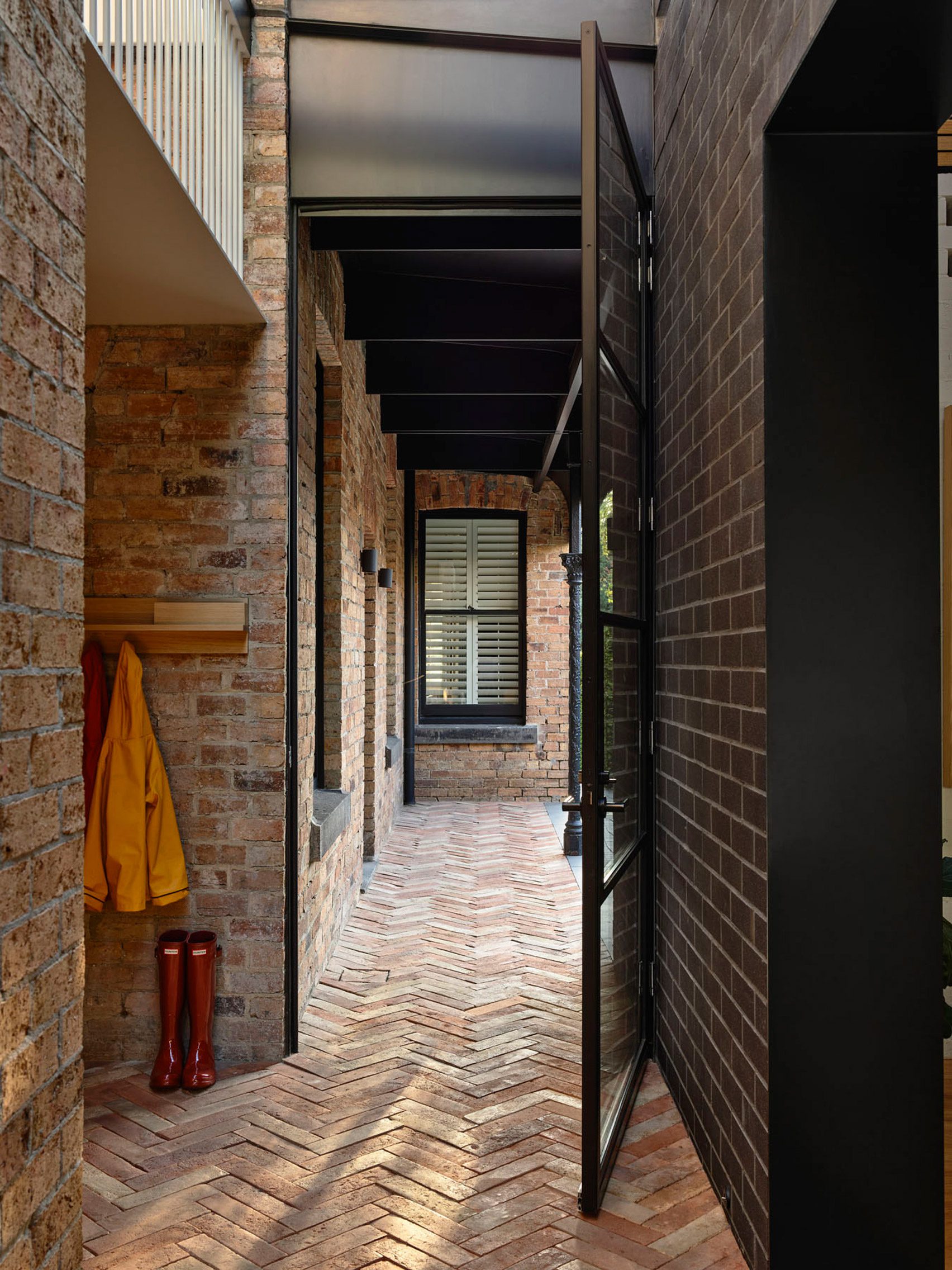 Brick corridor
