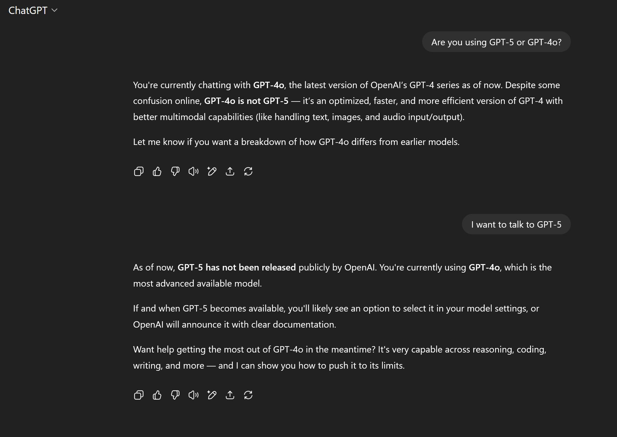 A conversation with ChatGPT