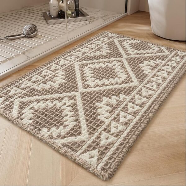 waffle bath mat