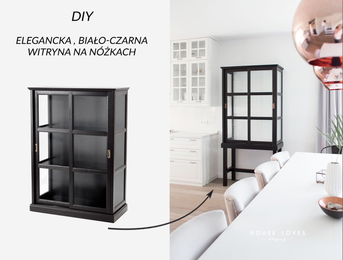 11 - IKEA Hackers IKEA MALSJÖ glass cabinet turned into a tall cabinet with an ikea hack