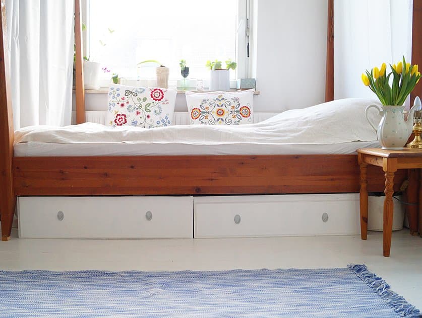 underbed storage drawers IKEA hack