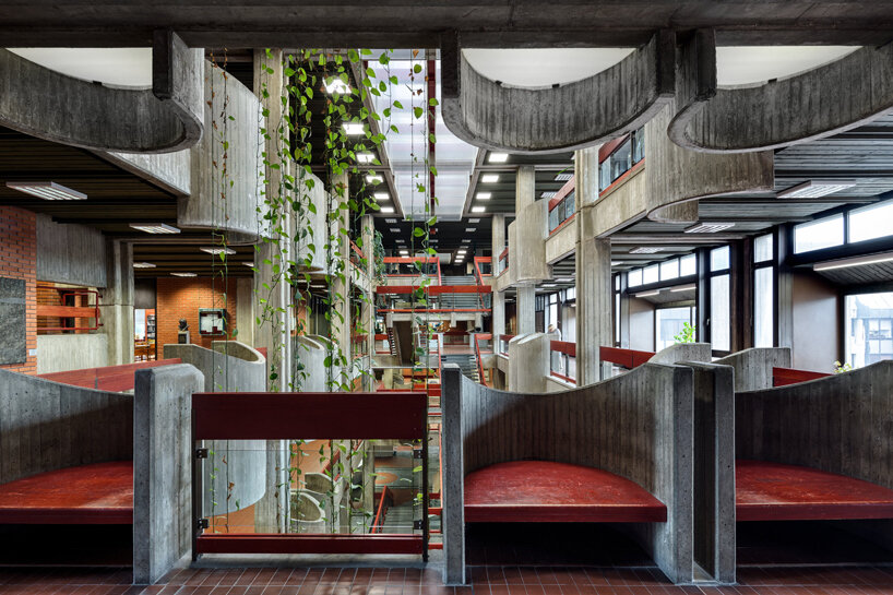 'brutalist interiors' explores hidden life behind concrete facades across the globe
