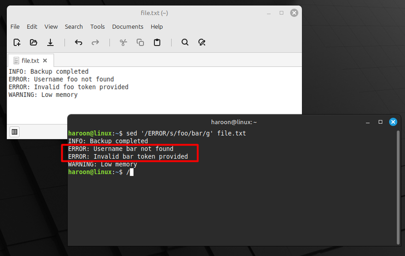Finding and replacing only specifc line based on pattern.