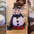 snowman paper lantern hack - IKEA Hackers DIY snowman paper lantern hack