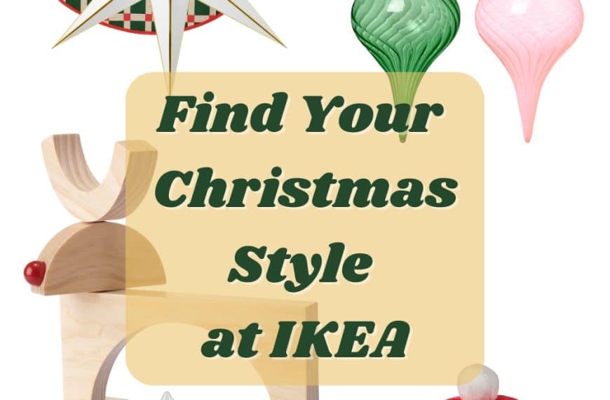 Christmas decor ideas with IKEA Finds