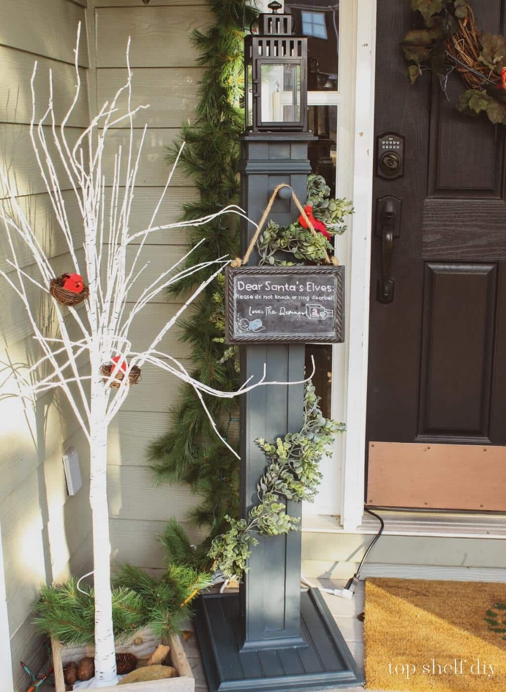 Lamppost_Finished1 - IKEA Hackers lamp post porch decoration