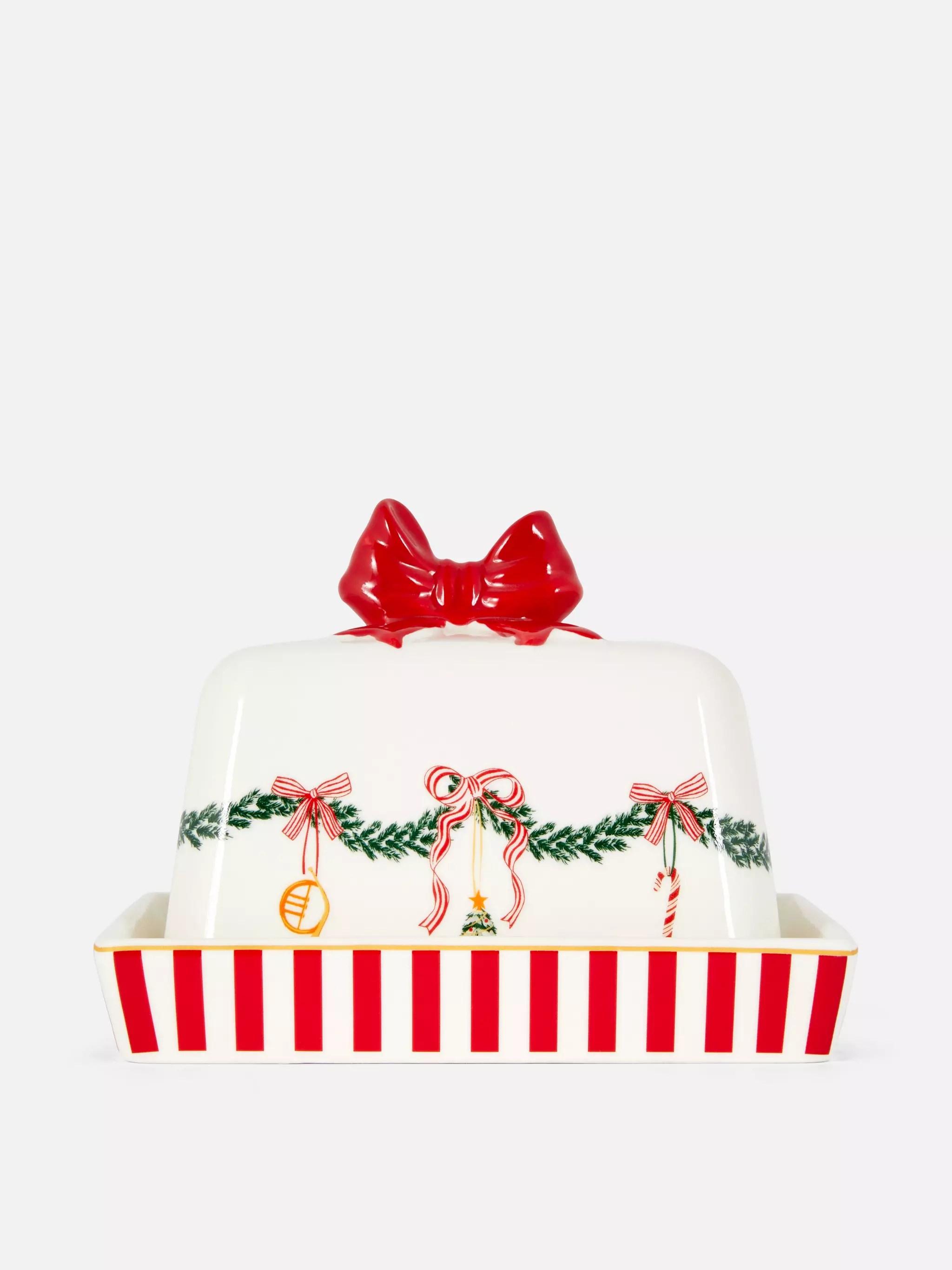 Christmas Butter Dish