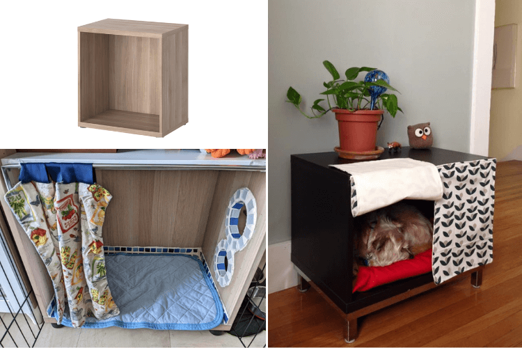 dog-bed-end-table - IKEA Hackers end table dog bed hack