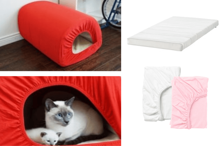 igloo-bed-ikea-hack - IKEA Hackers dog and cat igloo