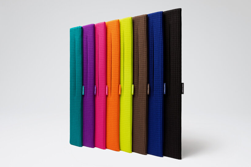 issey miyake & apple craft 3D-knitted 'iPhone pocket' as a wearable way to carry your device