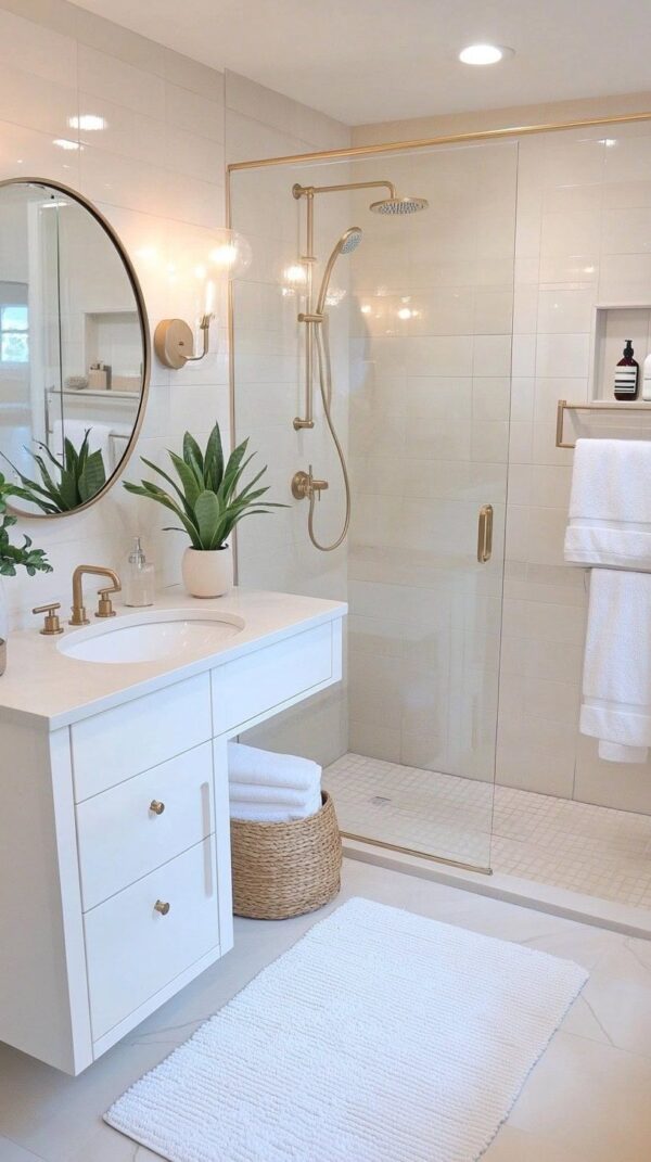 white bathroom
