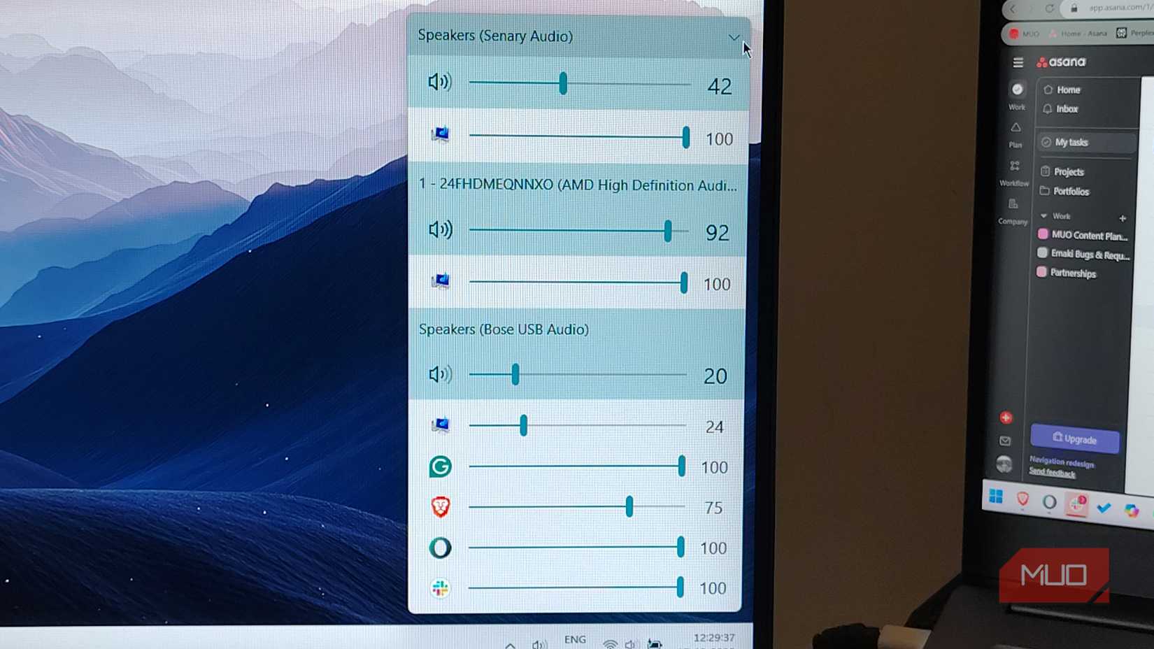 EarTrumpet expanded volume management with multiple volume output.