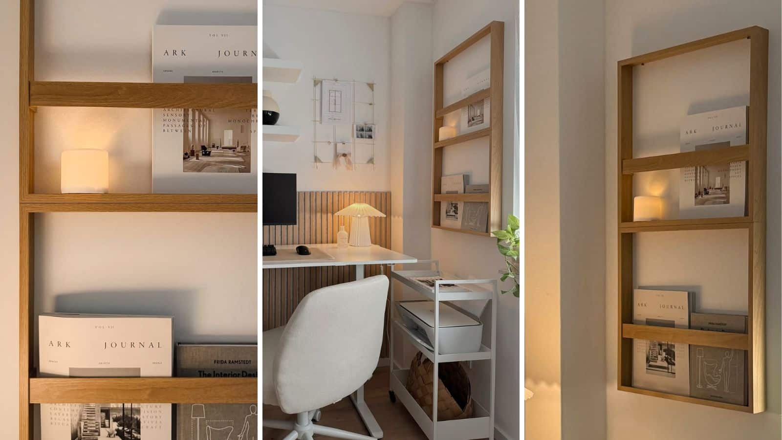 wall-magazine-rack-diy - IKEA Hackers Wall-Mounted Magazine Rack DIY