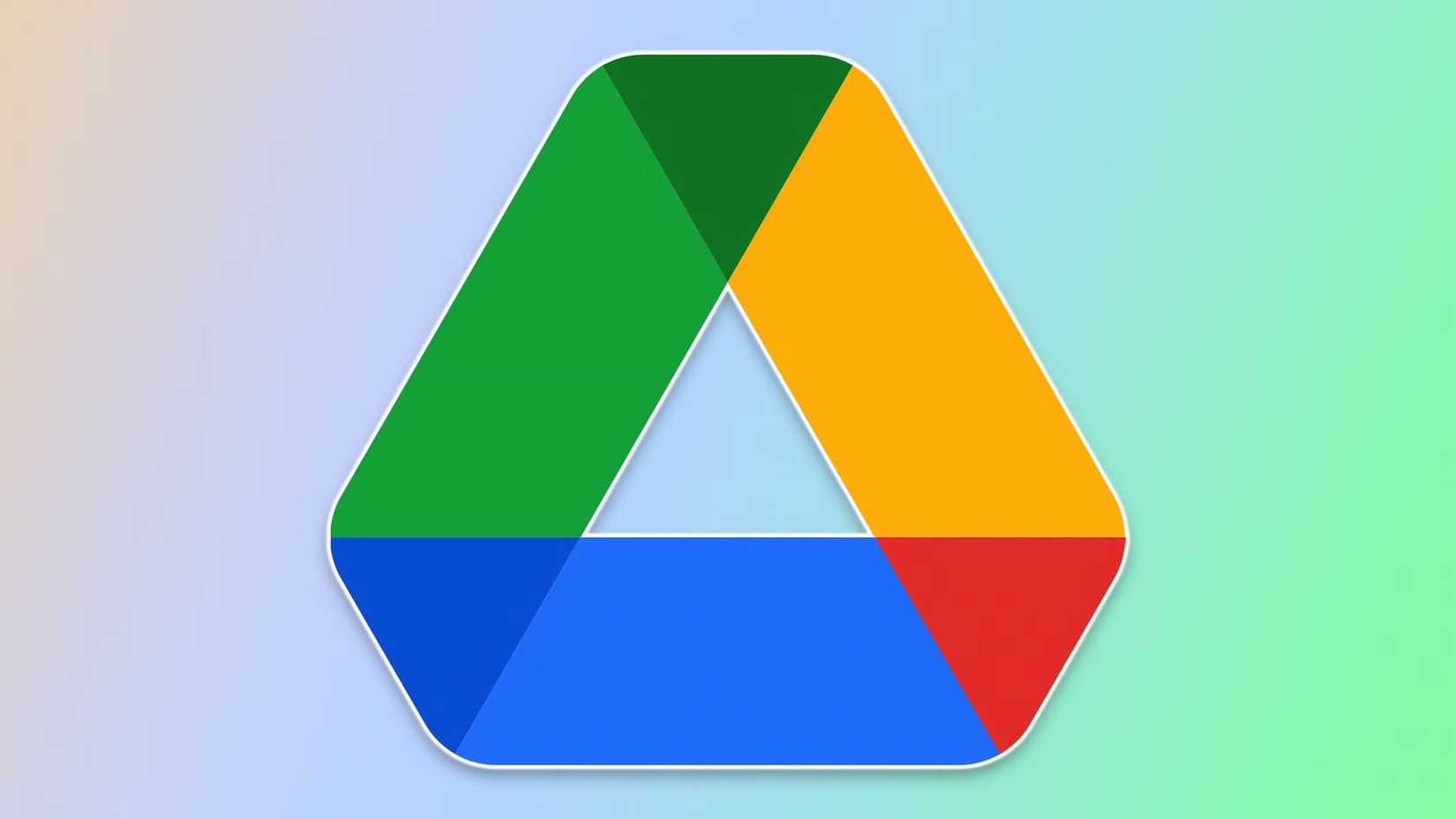 The Google Drive logo on a colorful background.